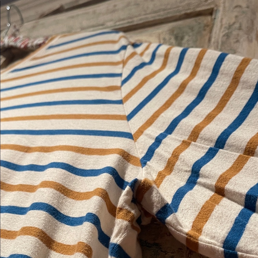 EUC Madewell x KULE Long Sleeve Striped Shirt /3X/ - Picture 6 of 9